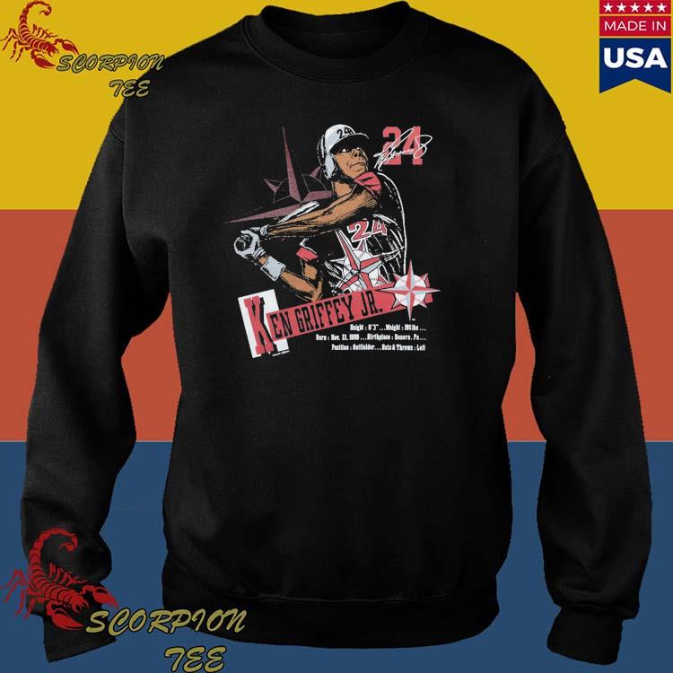 Official seattle mariners 21 ken griffey jr retweet to win turn ahead the  clock signtures T-shirt, hoodie, tank top, sweater and long sleeve t-shirt