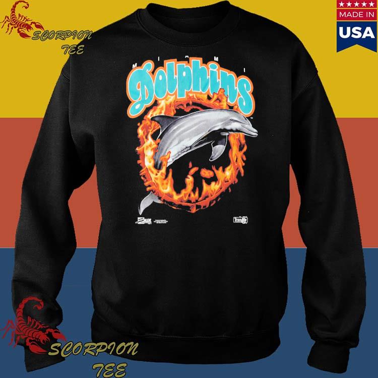 Official trill williams double double vintage miamI dolphins animal ring of  fire T-shirts, hoodie, tank top, sweater and long sleeve t-shirt