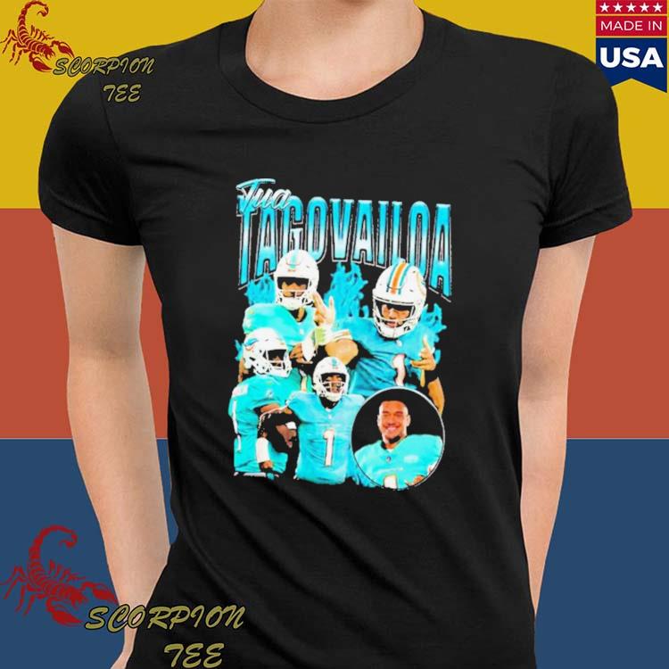 Officially Licensed NFL Miami Dolphins Women's Tua Tagovailoa Top