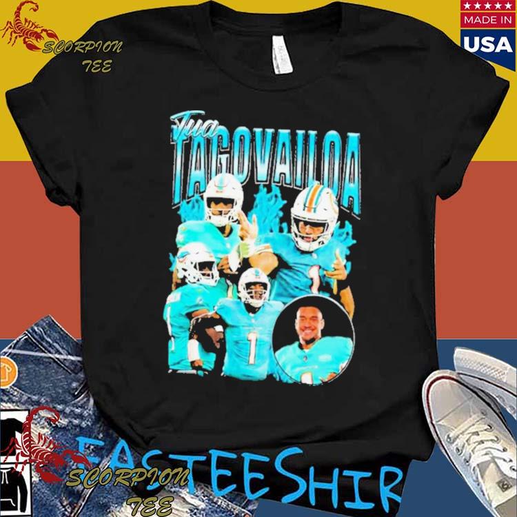 Officially Licensed NFL Miami Dolphins Women's Tua Tagovailoa Top