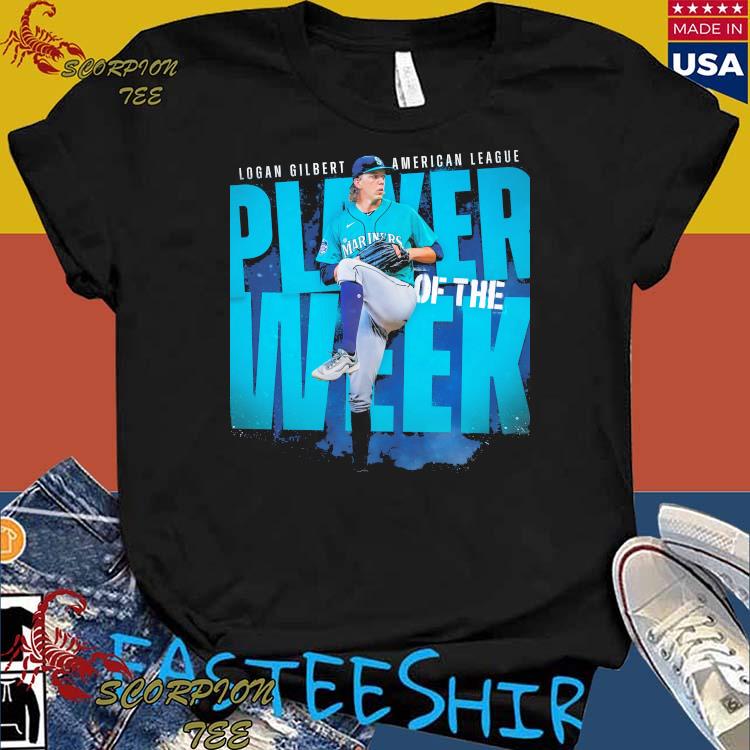 Official walter is his name logan gilbert American league of the Seattle  mariners T-shirt, hoodie, tank top, sweater and long sleeve t-shirt
