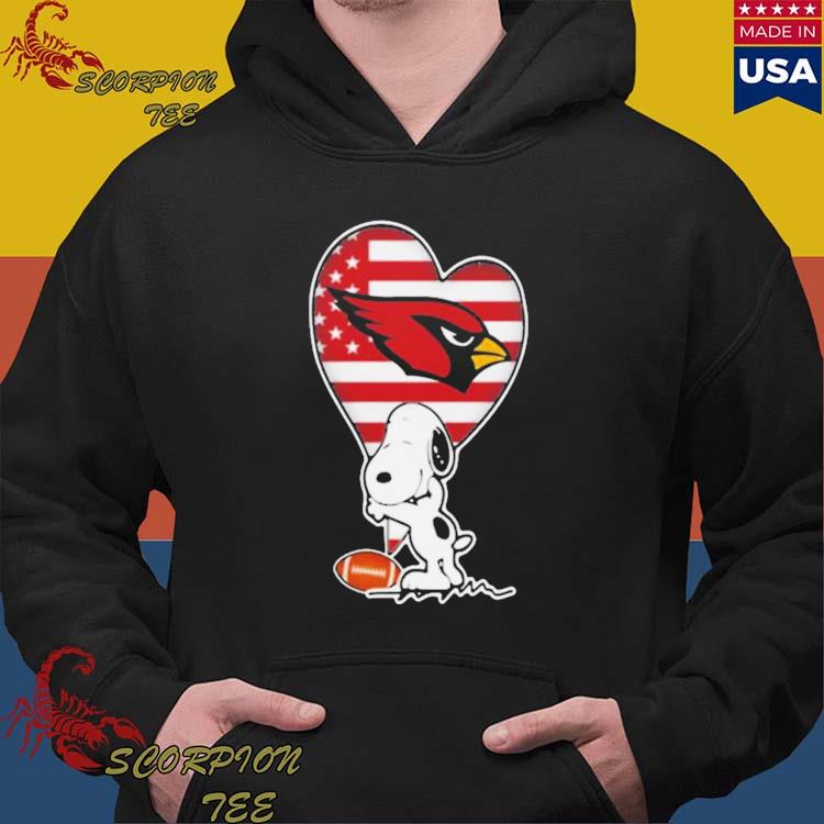 Youth Cardinal Arizona Cardinals Double Logo Pullover Hoodie