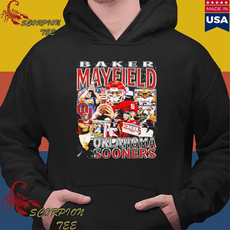 Sookers baker mayfield oklahoma graphic shirt, hoodie, sweater, long sleeve  and tank top