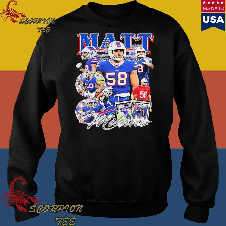 Matt Milano Buffalo Bills shirt, hoodie, sweater and long sleeve