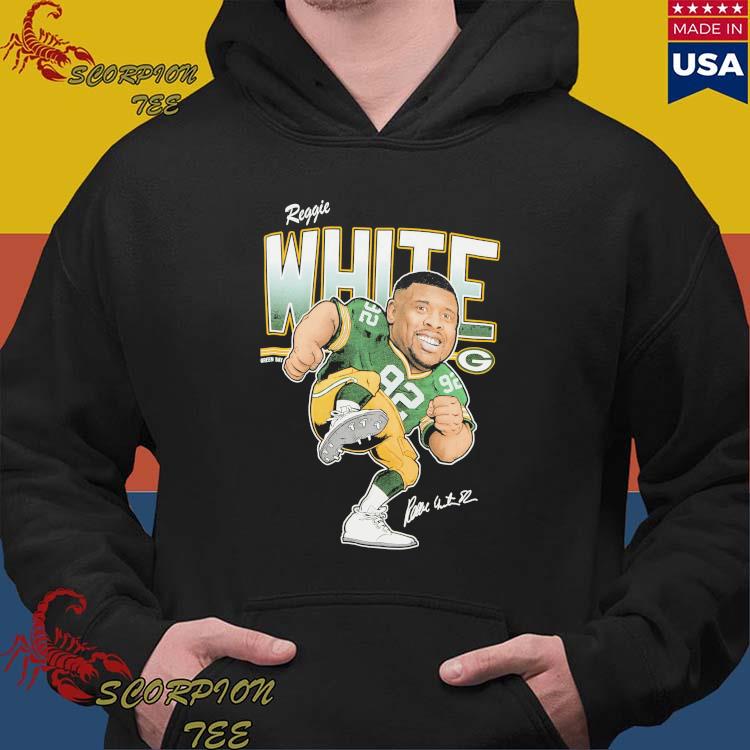 Official reggie White Minister Of Defense Caricature 90'NFL Football Green  Bay Packers T-Shirt, hoodie, tank top, sweater and long sleeve t-shirt