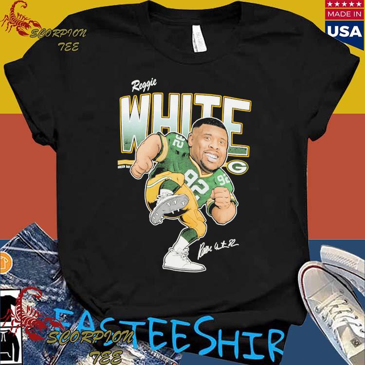 Official caricatures Green Bay Packers Reggie White T-Shirts