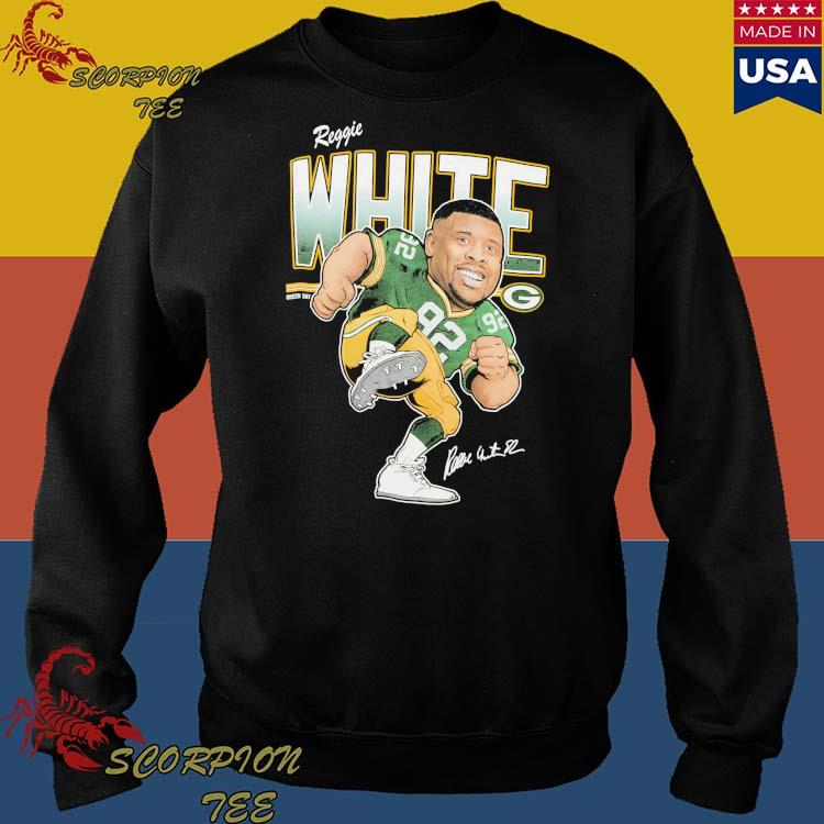 Official caricatures Green Bay Packers Reggie White T-Shirts, hoodie, tank  top, sweater and long sleeve t-shirt