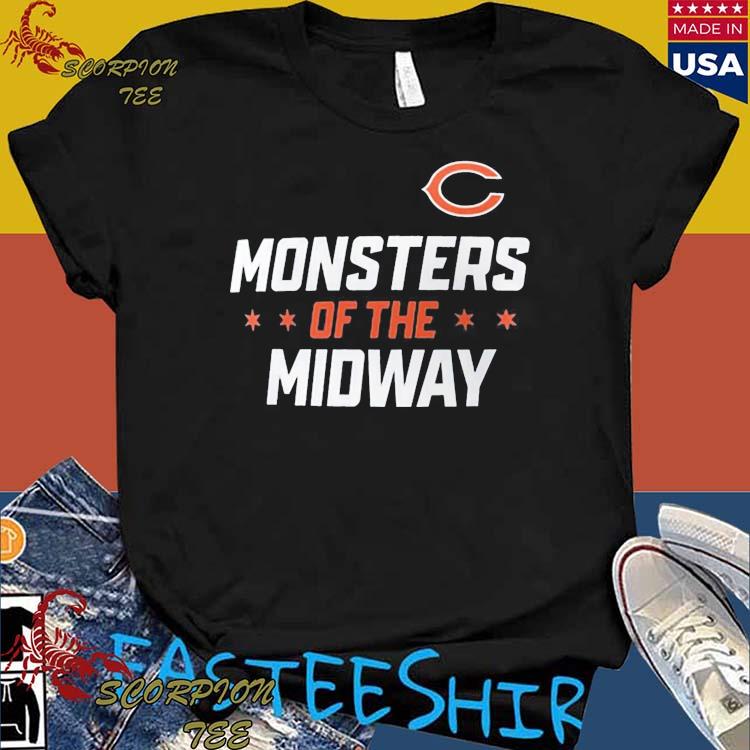 Official Chicago bears monsters of the midway 2023 T-shirt, hoodie, tank  top, sweater and long sleeve t-shirt