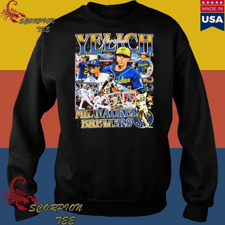 Official christian yelich milwaukee brewers T-shirt, hoodie, tank top,  sweater and long sleeve t-shirt