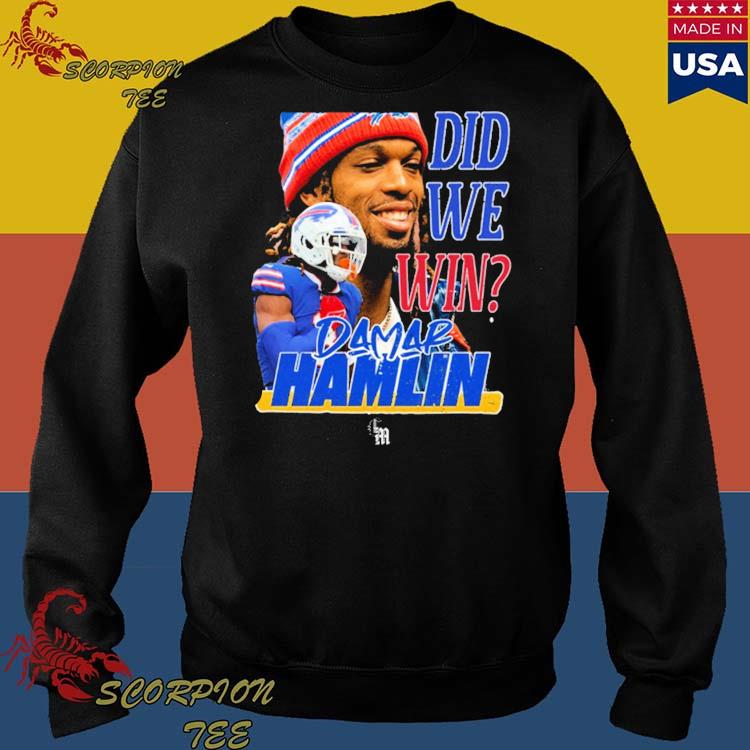 Damar Hamlin 3 Did We Win Shirt - High-Quality Printed Brand