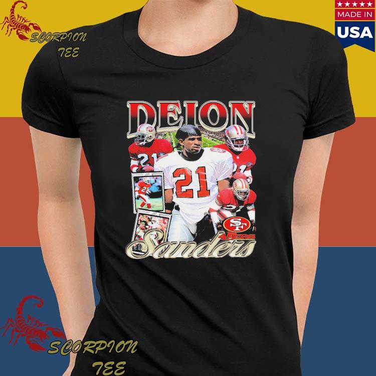 Deion Sanders San Francisco 49ers Original Aesthetic Signature T-Shirt -  Guineashirt Premium ™ LLC