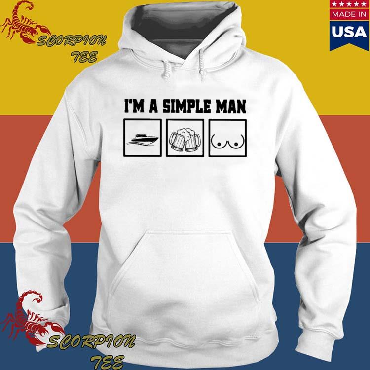 I'm A Simple Man I Like Boobs Beer And Indianapolis Colts T Shirts,  Hoodies, Sweatshirts & Merch