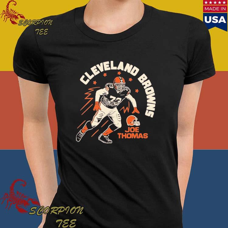 Cleveland Browns Joe Thomas 73 Combo T-Shirt + Cap - BTF Store