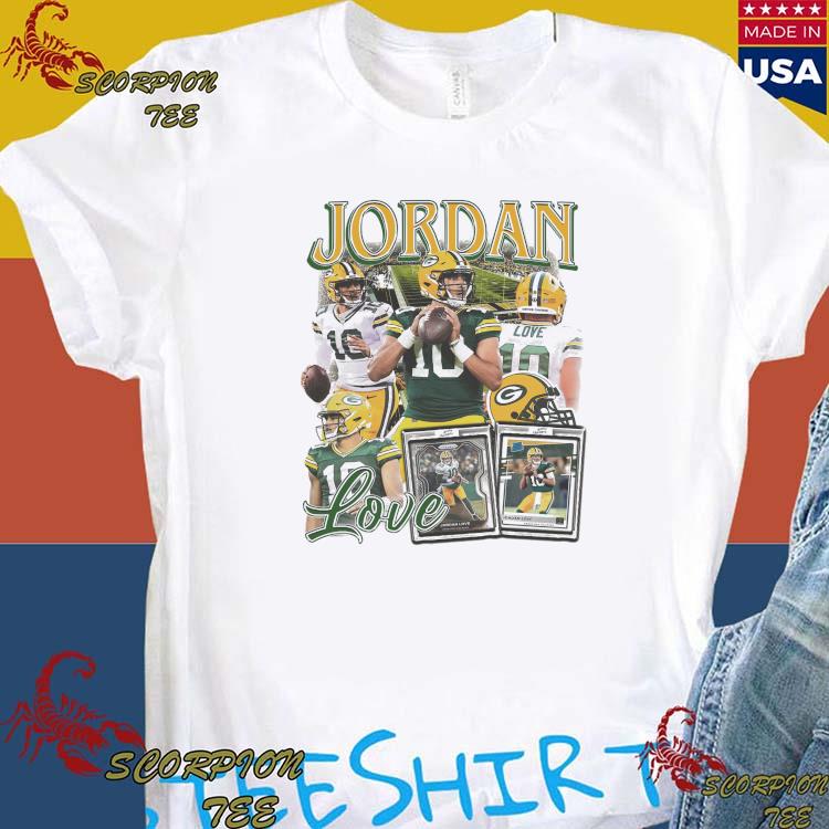 Official Green Bay Packers All You Need Is Love Jordan Love Shirt, hoodie,  sweater, long sleeve and tank top