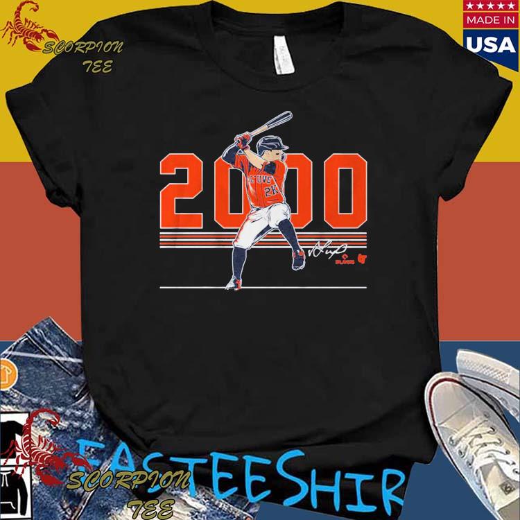 Jose Altuve 2000 Hits Houston Shirt, hoodie, longsleeve, sweatshirt, v-neck  tee