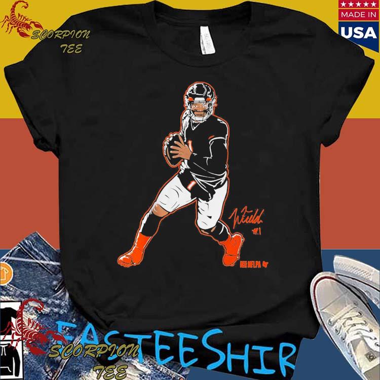 Official justin Fields Superstar Pose Signature T-Shirts, hoodie, tank top,  sweater and long sleeve t-shirt