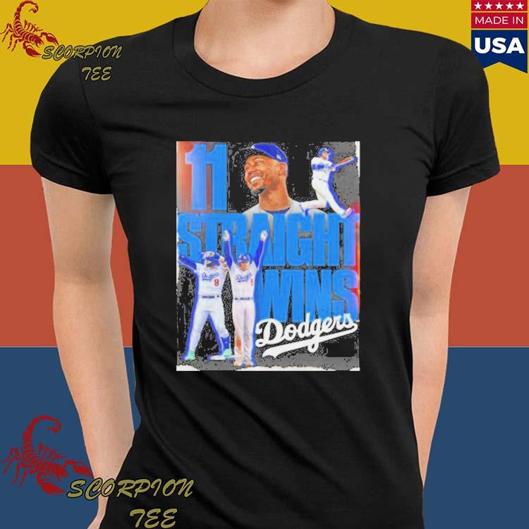 Los Angeles Dodgers 11th Straight Wins shirt, hoodie, sweater, long sleeve  and tank top