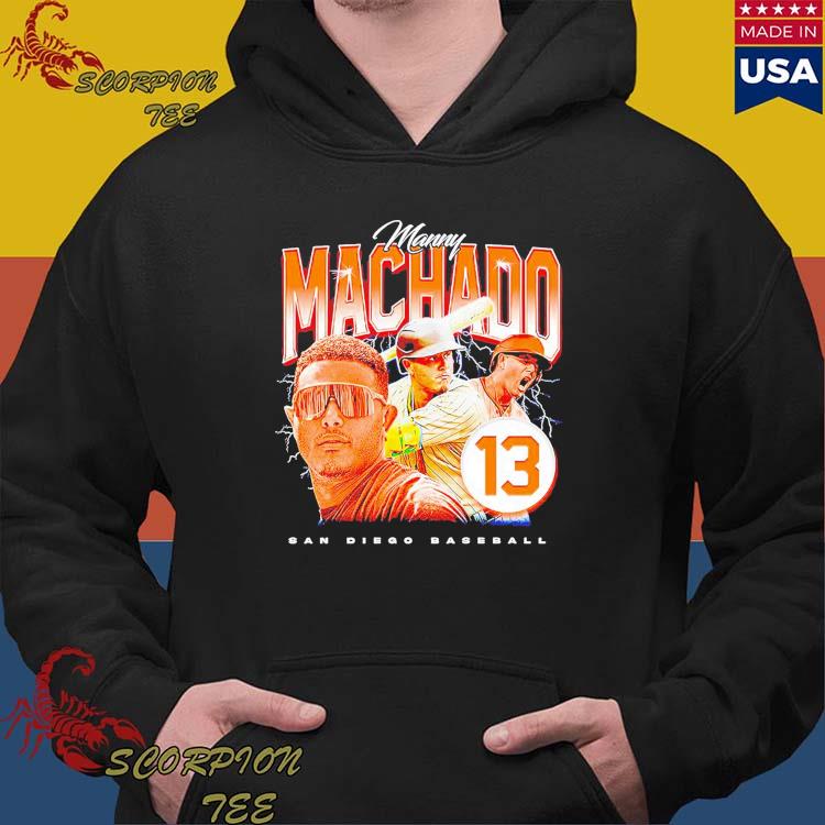 Number 13 Manny Machado San Diego Padres Baseball Vintage Shirt, hoodie,  sweater, long sleeve and tank top