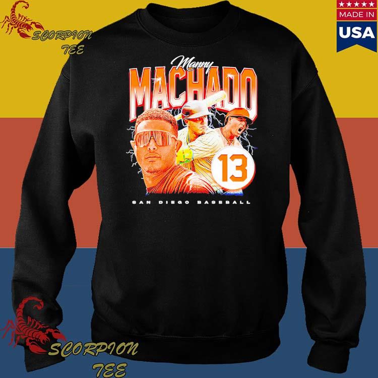 Number 13 Manny Machado San Diego Padres Baseball Vintage Shirt, hoodie,  sweater, long sleeve and tank top