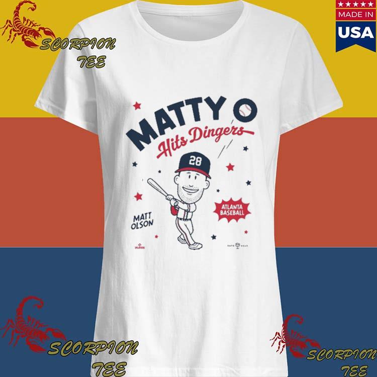 Matty O Hits Dingers Matt Olson Atlanta Baseball Shirt - Peanutstee