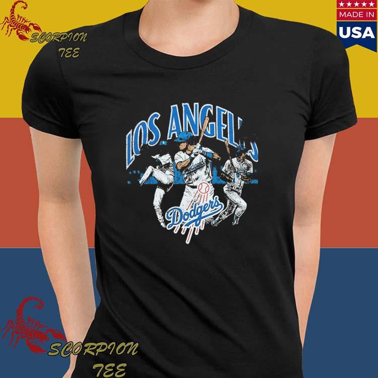 Mitchell & Ness Los Angeles Dodgers T-Shirt LA Logo Tee MLB Shirt