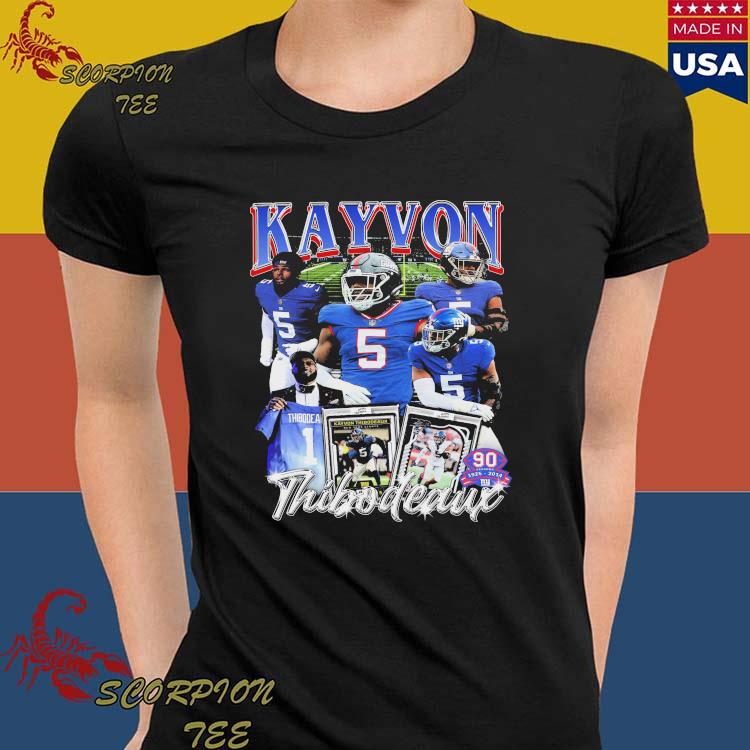 Official new York Giants Kayvon Thibodeaux 90 Seasons 1925-2014 T-shirts,  hoodie, tank top, sweater and long sleeve t-shirt