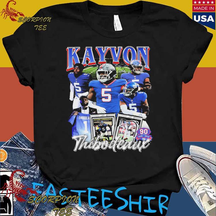 Official new York Giants Kayvon Thibodeaux 90 Seasons 1925-2014 T-shirts,  hoodie, tank top, sweater and long sleeve t-shirt