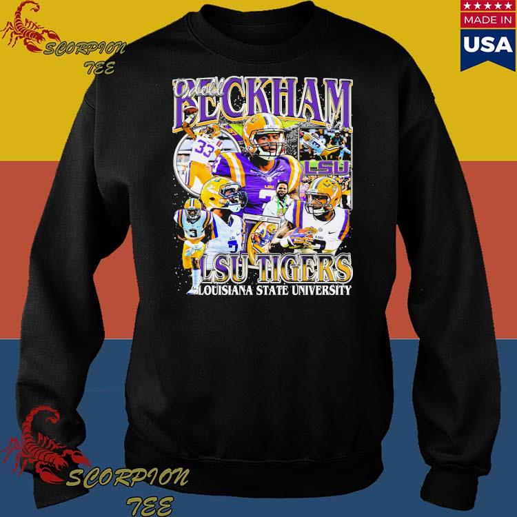 ODELL BECKHAM JR CUSTOM LOUISIANA STATE U TIGERS JERSEY LSU