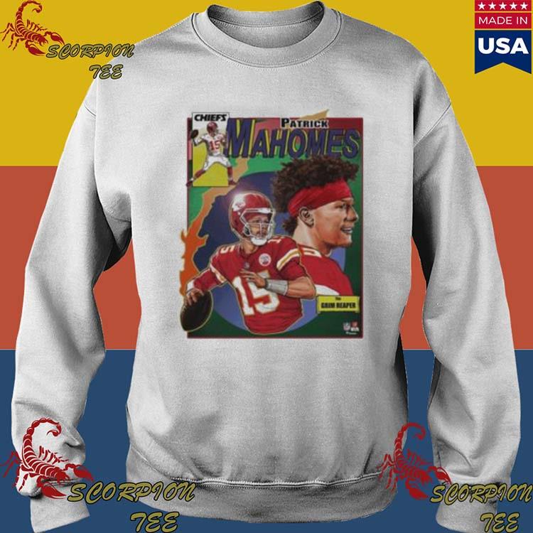 Kansas City Chiefs Patrick Mahomes grim reaper T-shirt now on sale