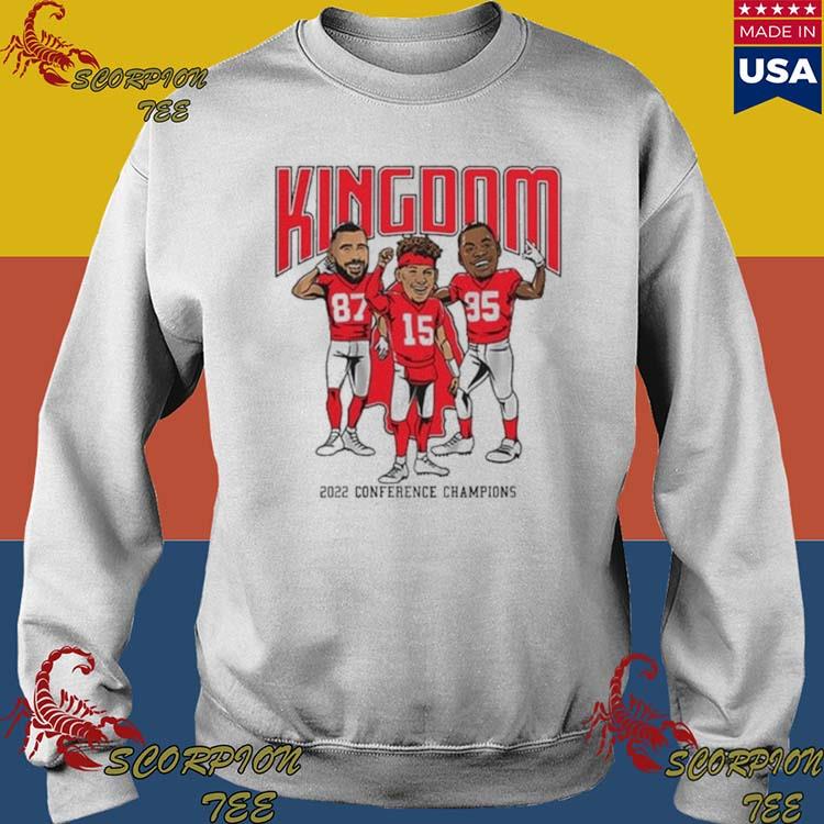 Travis Kelce Patrick Mahomes Chris Jones Kingdom 2022 Conference Champions  shirt, hoodie, sweater, long sleeve and tank top