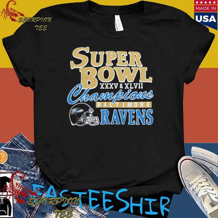 Official ravens 2 Time Super Bowl Champions Retro Baltimore Ravens T-Shirt,  hoodie, tank top, sweater and long sleeve t-shirt