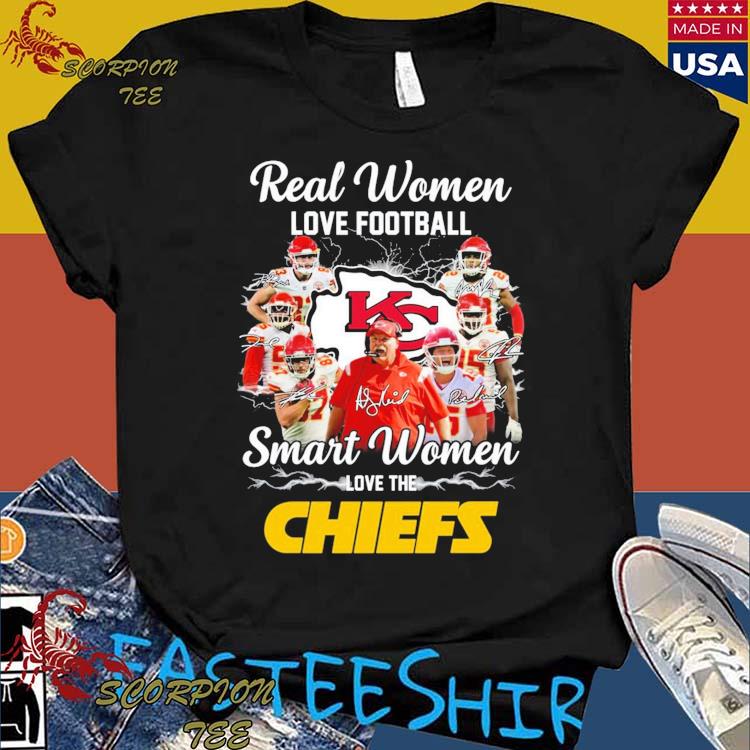 Real Women Love Football Smart Women Love The Kansas City Chiefs 2023 Shirt,  hoodie, sweater, long sleeve and tank top