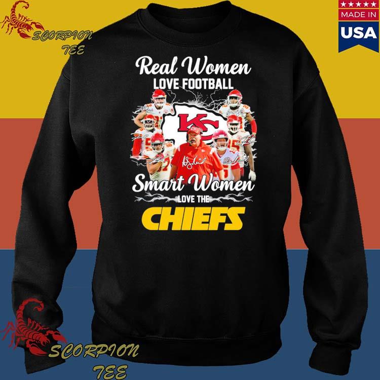 Real Women Love Football Smart Women Love The Kansas City Chiefs T