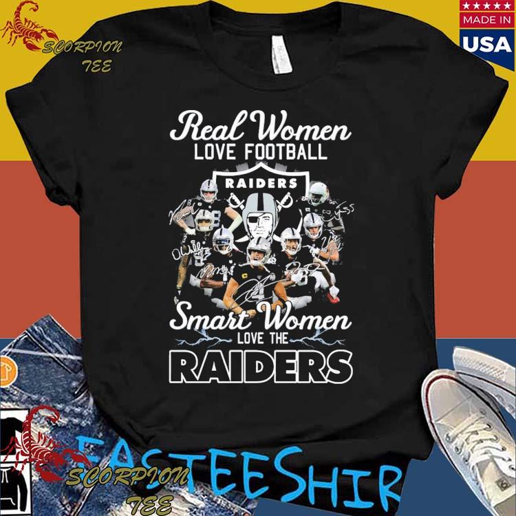 Real women love football smart women love the Las Vegas Raiders 2023 logo  shirt, hoodie, sweater, long sleeve and tank top