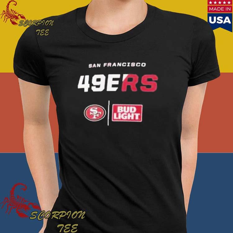 Official san Francisco 49Ers Bud Light T-Shirts, hoodie, tank top