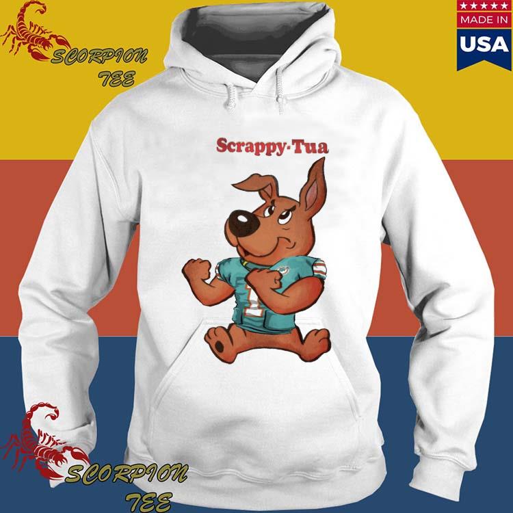 Scrappy Tua Tagovailoa Miami Dolphins T-Shirt - ShirtsOwl Office