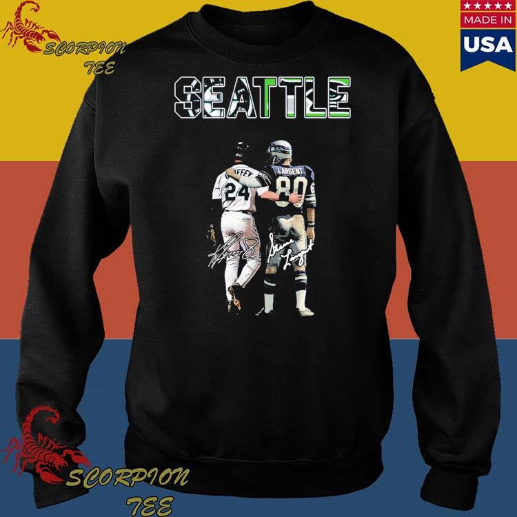 Official seattle Seahawks and Seattle mariners signature T-shirts, hoodie,  sweater, long sleeve and tank top