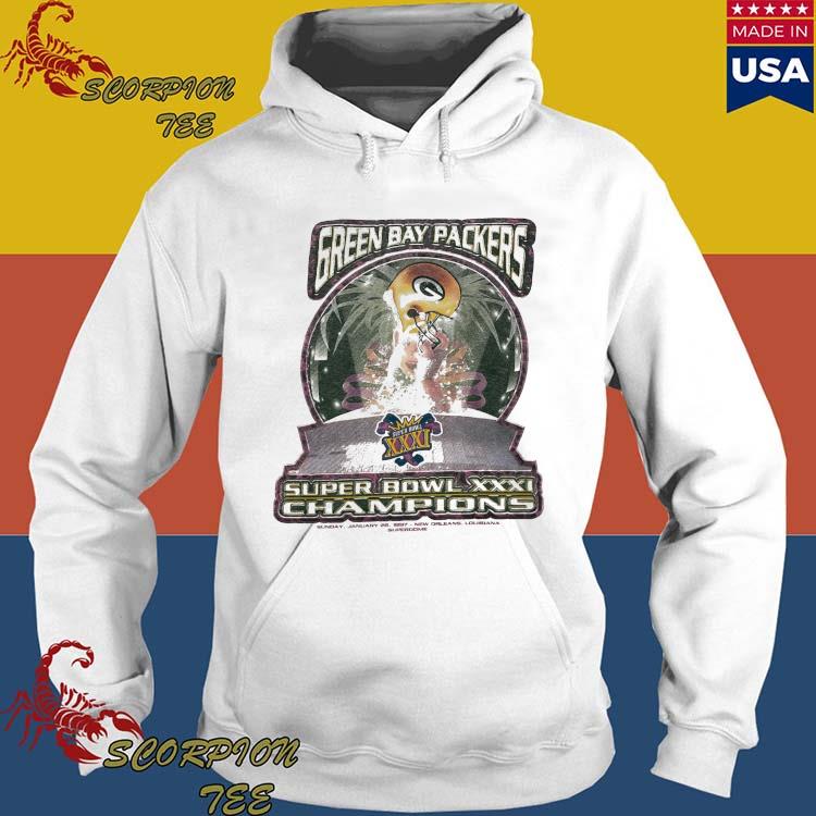 Official starter Green Bay Packers Super Bowl XXXI Champions T-Shirt, hoodie,  tank top, sweater and long sleeve t-shirt