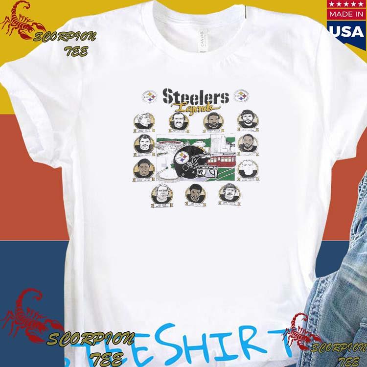 Pittsburgh Steelers Legends In History signatures shirt, hoodie, sweater,  long sleeve and tank top