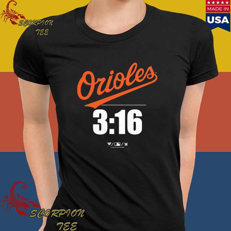 Stone Cold Steve Austin Baltimore Orioles Fanatics Branded 3:16 T-shirt -  Shibtee Clothing