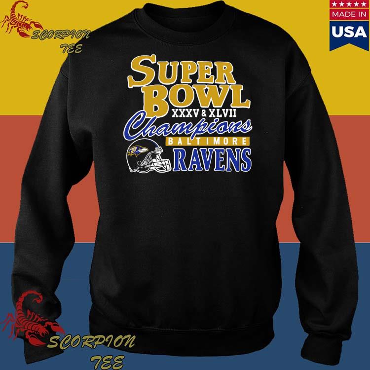 Official Super bowl xxxv champions baltimore ravens T-shirt