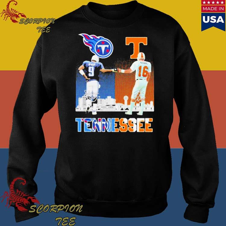 Tennessee Steve McNair and Peyton Manning Signatures Shirt, hoodie