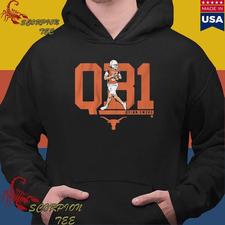 Texas Football: Quinn Ewers QB1 Shirt - NIL + Texas Licensed - BreakingT