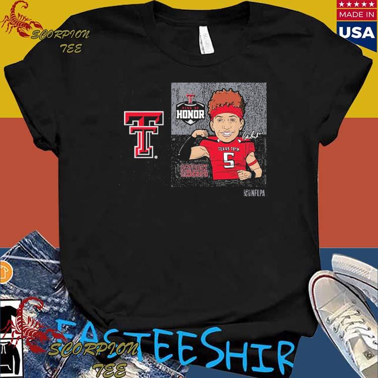 Official texas Tech Patrick Mahomes NFLPA Signature T-Shirt