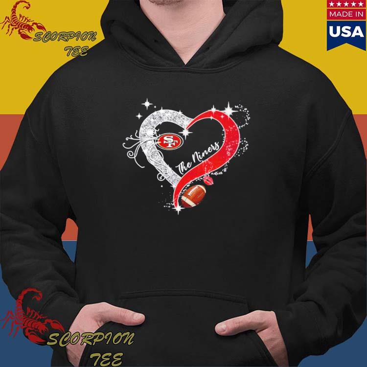 San Francisco 49ers Heart Diamonds Go Niners Shirt, hoodie, sweater, long  sleeve and tank top