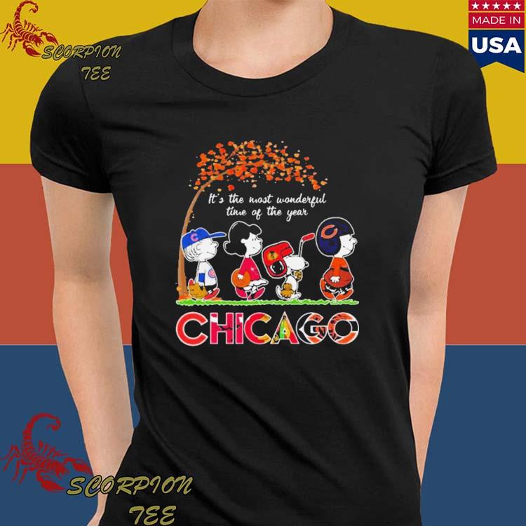 Chicago Blackhawks Bulls Bears And Cubs Logo t-shirt by To-Tee