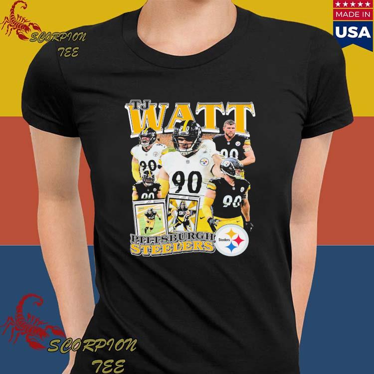 T.J Watt 90 Pittsburgh Steelers t-shirt, hoodie, sweater, long