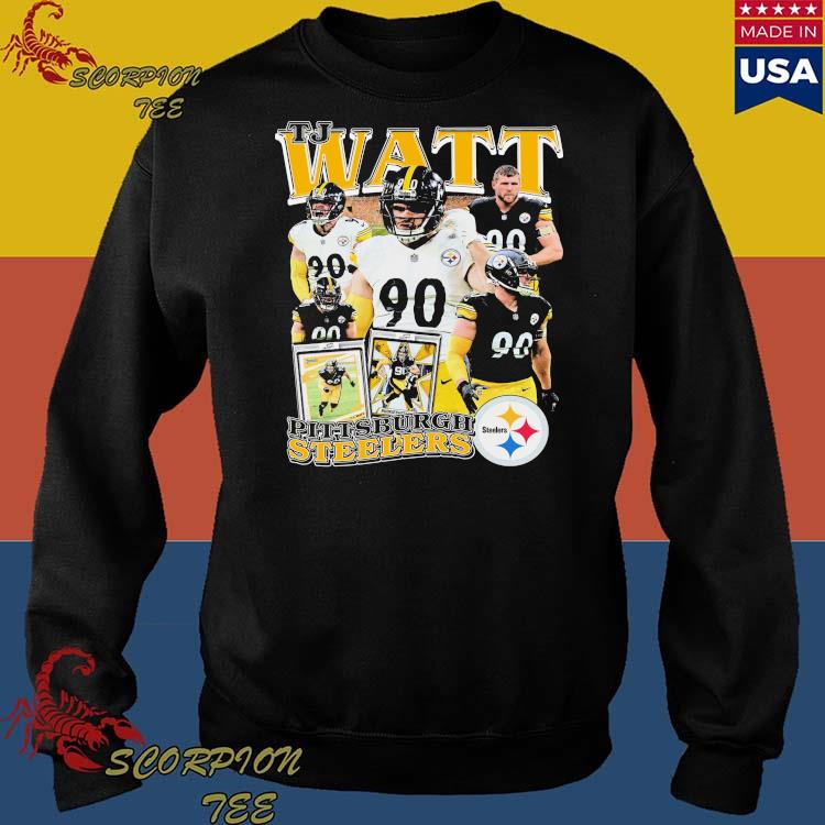 Pittsburgh Steelers T.J. Watt 90 Say Watt logo 2022 T-shirt, hoodie,  sweater, long sleeve and tank top