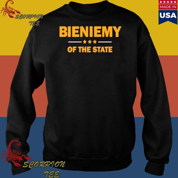 Official washington commanders bieniemy of the state T-shirts