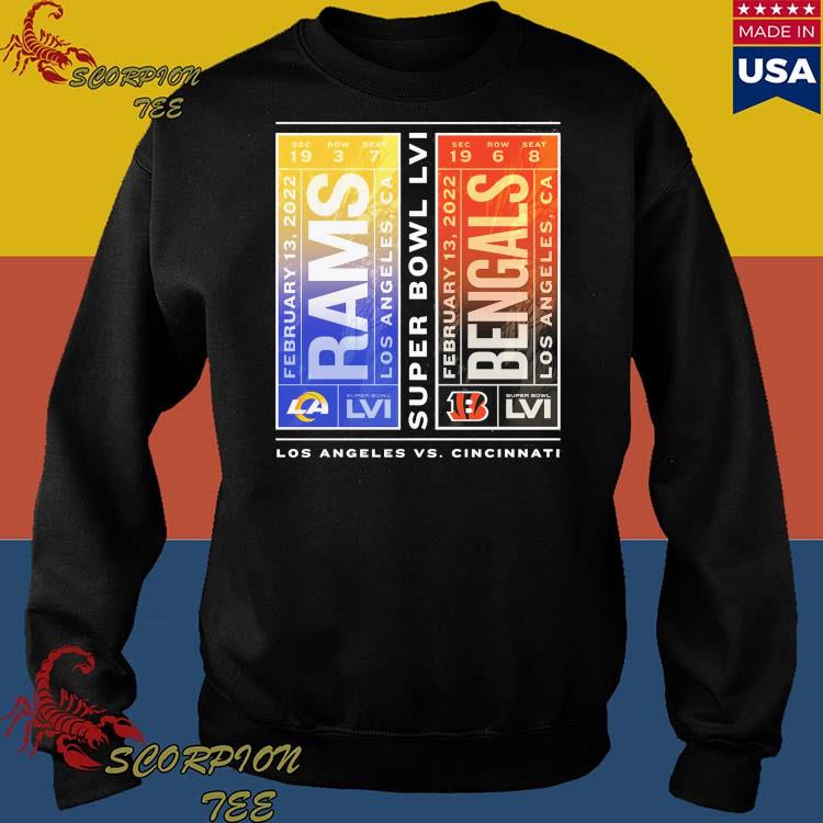 Best Bengals vs Rams LVI super Bowl 2022 shirt, hoodie, sweater